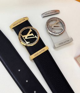 Belt: Louis Vuitton Top Replica - Belt: 100% imported original top-grain cowhid
