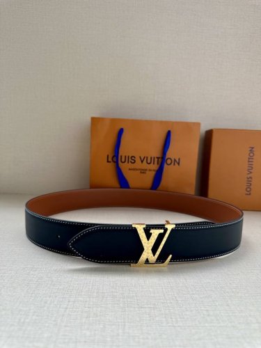 4.0 Wide LV Shield Reversible Belt draws inspiration from the lettering and Mono