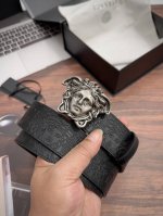 Special Edition, 4Cm Wide Imported Heat-Pressed Textured Top-Grain Leather With
