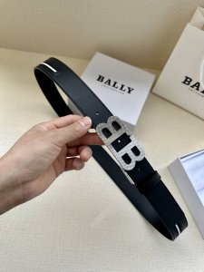 Bally New Men's Casual Canvas And Leather Dual-Use Belt, 3.4 Cm Wide. This Canva