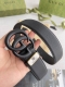 Product Name: Gucci.Gu...Cci Belt, Original Single Model: Lychee-Textured Leathe