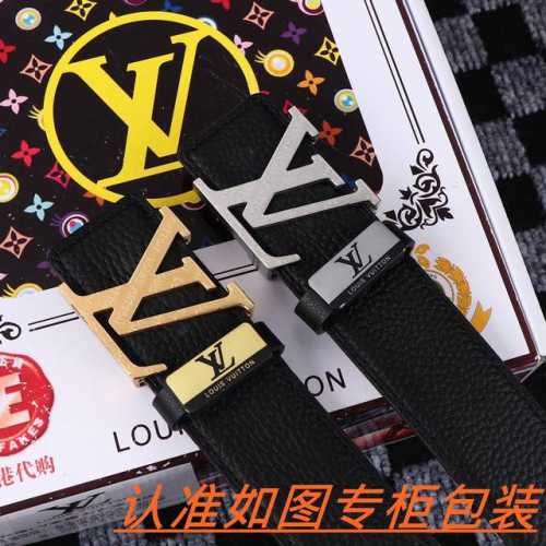 Men's Belt: Louis Vuitton Original Men's Leather Belt: 100% top-grain cowhide, g