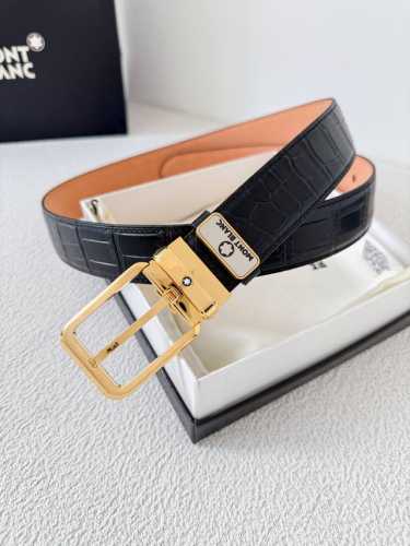 Product Name: Montblanc Original Belt Model: Pin Buckle, New Original Classic P