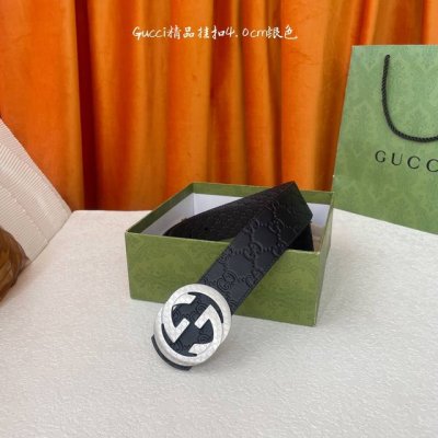 Gucci Classic Original Quality, Double-Sided Embossed Leather, With Original Bou