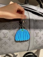 Lv Yayoi Kusama pumpkin keychain pendant bag ornament Louis Vuitton Lv & Yayoi K