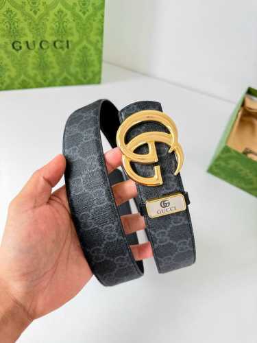 Product Name: Gucci Original Belt/Leather Bag Model: Hook buckle, pure steel bu