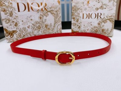 Dior Chic Dior 20Mm Black Smooth Calfskin And Silver-Tone Crystals Dior Chic Bel