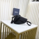 Highest-quality, original, and authentic Mini Saddle Bag in black Dior Icons ca