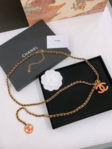 Chanel Cc Resin Powder And White Brass Gold Metal Metal And Diamond Calfskin No