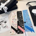 Chanel Twilly scarf is here, Chanel cartoon letters A real cutie, Everyone has