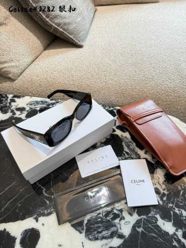 Liu Shishi's same style as Celine's Arc de Triomphe narrow-frame sunglasses #Run