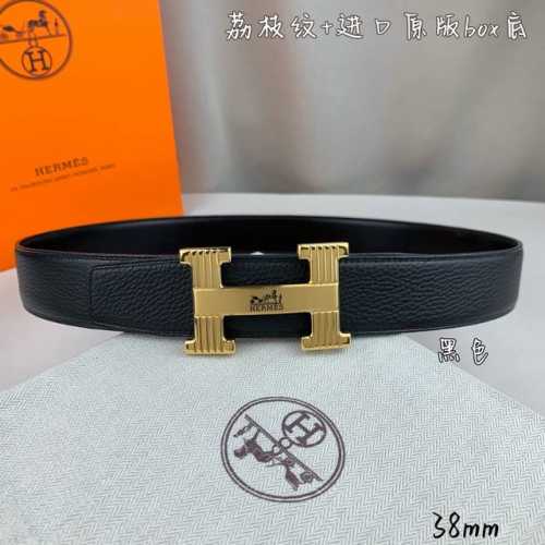 Hermes Men's Belt (Ddd) - Full packaging, suitable for business casual and forma