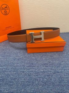 Herm S Original Herm S, Width 3.8 Cm, Imported Genuine Leather Belt Body, Double