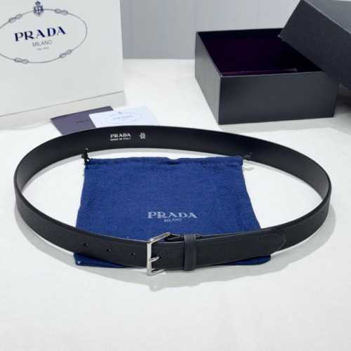 Prada, stylish and sophisticated! Versatile and elegant, 3.5cm wide. (Official