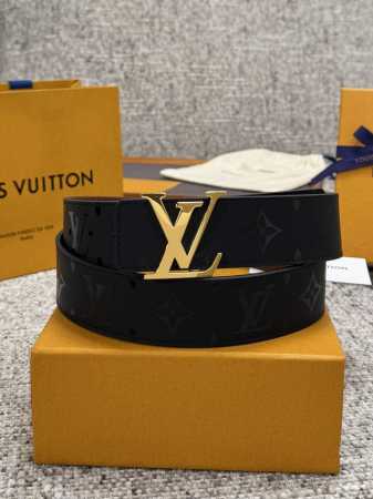 Louis Vuitton LV belt, silkscreened tan series, original factory hardware, exqui - Click Image to Close