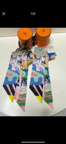 H's new silk scarf, 100% heavy silk twill from the Liberty City, Herm