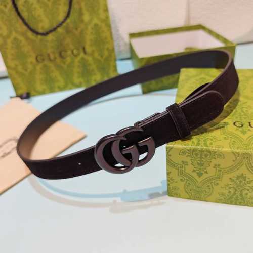 33.0cm Gucci belt, double-sided top-grain cowhide, length: 75.80.85.90.95.100.10