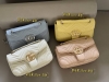 Upgraded version with box, light gold Size: 26*15Cm Gg Marmont's new bag You mus