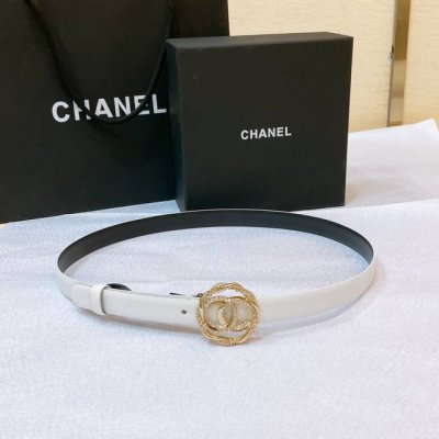 Special Chanel 23P Cc Diamond Twist Gold And Silver Logo Buckle. Imported Fetal