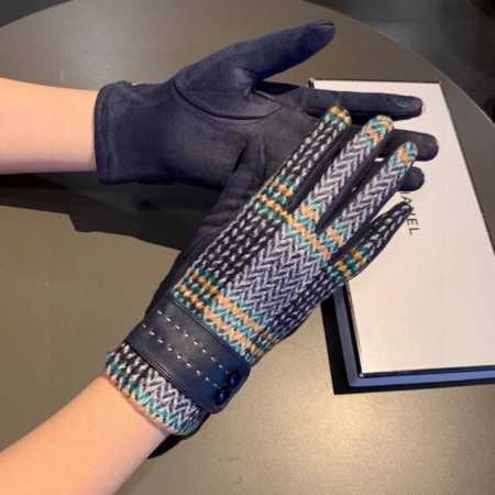 2025 New Chanel Wool Gloves, stylish gloves, warm and fleece-lined for autumn an - Click Image to Close