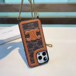 Celine Arc de Triomphe mobile phone case Arc de Triomphe chain lanyard can be wo