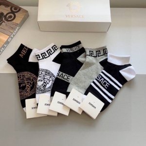 Five pairs per box with packaging These Versace and other high-end European and