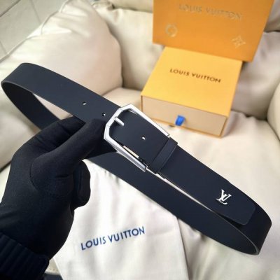 L0Uis Vuitt0N This season's new men's original belt width 35mm classic double-fa