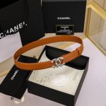 Chanel 24S Cc Pearl Water Diamond White And Black Letter Logo Buckle Brass Metal