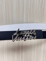 New seasonal style, 3.0mm wide, one side white imported cowhide embossed, the o