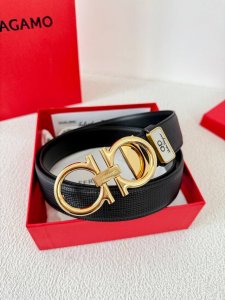 Product Name: Ferragamo Belt Original Model: Buckle, Classic Pure Copper Buckle,