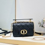 Small size with box embroidered checkered chain bag model 3369 This Dior Jolie h
