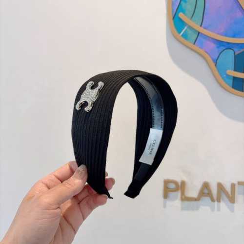 with packaging Celine's new letter wool wide headband, comfortable to wear with