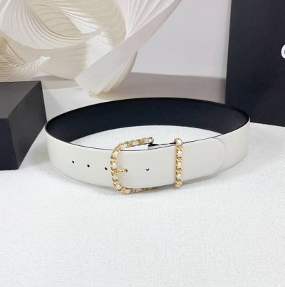 5.0Cm Chanel Belt, Double-Sided Top-Grain Cowhide Leather, Length: .75.80.85.90.