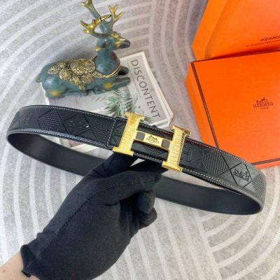Special Herm S Special Leather Belt Series, Original Factory Premium Stainless S