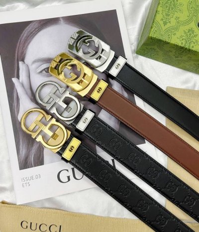 Belt: Gucci..Gu..Cci automatic buckle - Belt: Top original replica. Gucci. Autom