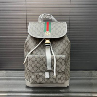 Gucci printed Double G backpack, unisex, photo taken with original material, com