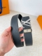 Product Name: Louis Vuitton Belt - Original Single Belt Model: Hook, Classic Pur