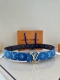 Special 4.0 Width Lv Initials Double-Sided Belt Shows A Colorful Interpretation
