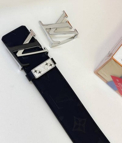 Belt: Louis Vuitton Top Replica - Belt: 100% imported original top-grain cowhid