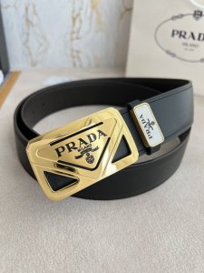 Product Name: Prada Original Belt Model: Buckle, Classic Pure Steel Buckle, Firs