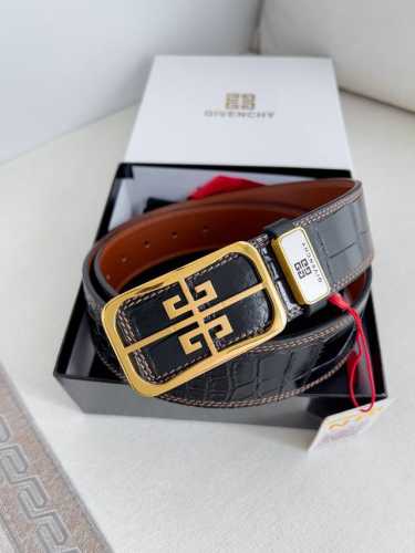 Product Name: Givenchy Belt Model: Buckle, Pure Steel Smooth Buckle, Cowhide Bod