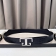 Givenchy Business Casual Formal Wear Can Be Worn 3.8Cm Latest Buckle Polished Bu
