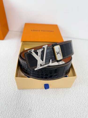Product Name: Lv..Louis..Vuitton Belt Original Single Model: Buckle, Classic Pur