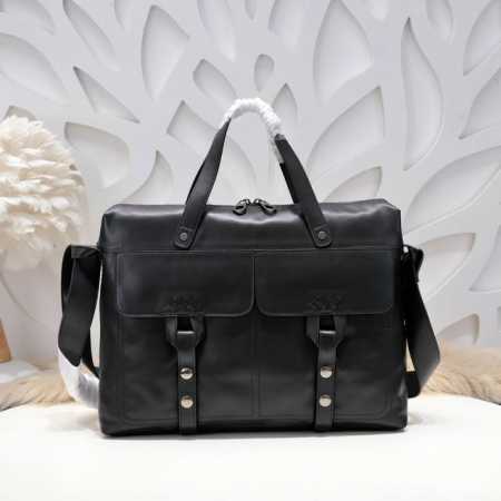 Bv - The latest men's briefcase. Original quality. Made with premium waxed cowhi - Click Image to Close