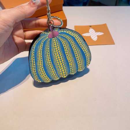 Lv Yayoi Kusama Pumpkin Coin Purse Charm, Pumpkin Coin Purse 9 - Click Image to Close