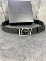 Width: 4.0 Cm Versace This Canvas Belt With A Woven Pattern And Leather Sole Fea