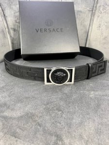 Width: 4.0 Cm Versace This Canvas Belt With A Woven Pattern And Leather Sole Fea