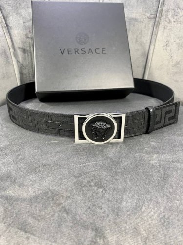 Width: 4.0 Cm Versace This Canvas Belt With A Woven Pattern And Leather Sole Fea