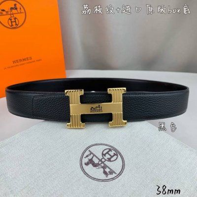 Hermes Men's Belt (Ddd) - Full packaging, suitable for business casual and forma