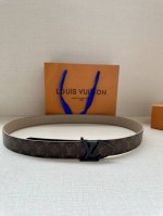 3.0 Width The Lv Flowergram Round Double-Sided Belt Reinterprets Louis Vuitton's